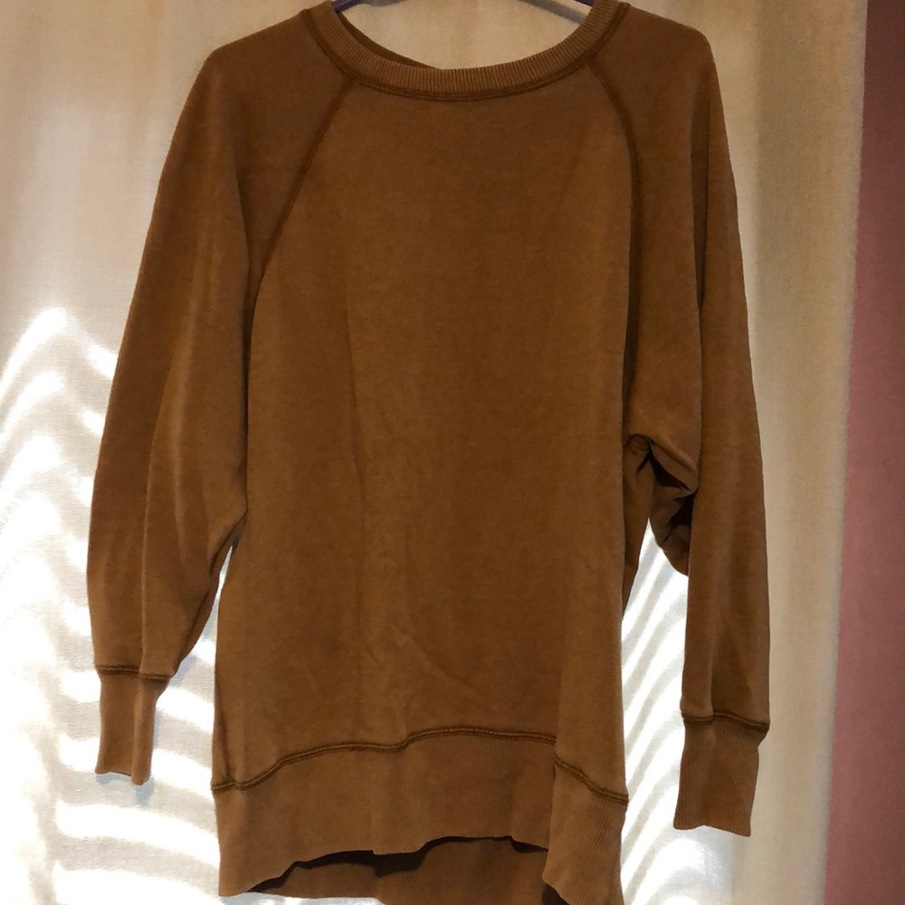Oversized crew neck sweater